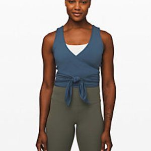Lululemon Blue Wrap Tank